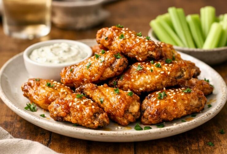 Honey Gold Wings Recipe