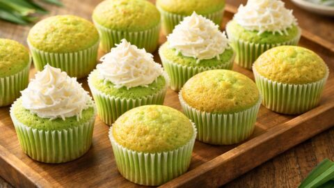 Pandan Cupcakes Recipe