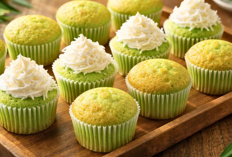 Pandan Cupcakes Recipe