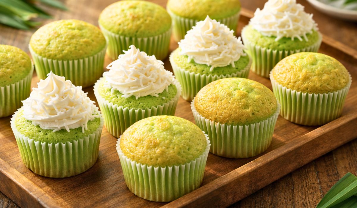 Pandan Cupcakes Recipe