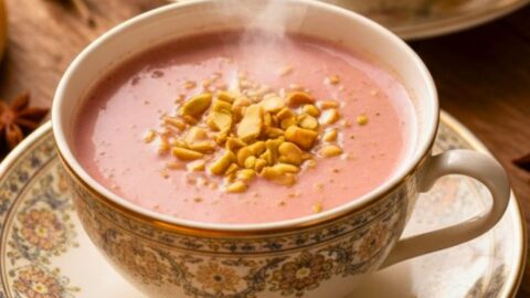 Kashmiri Chai Recipe (Noon Chai)