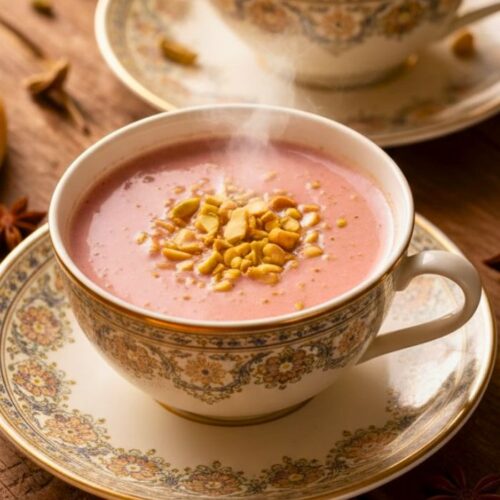 Kashmiri Chai Recipe (Noon Chai)