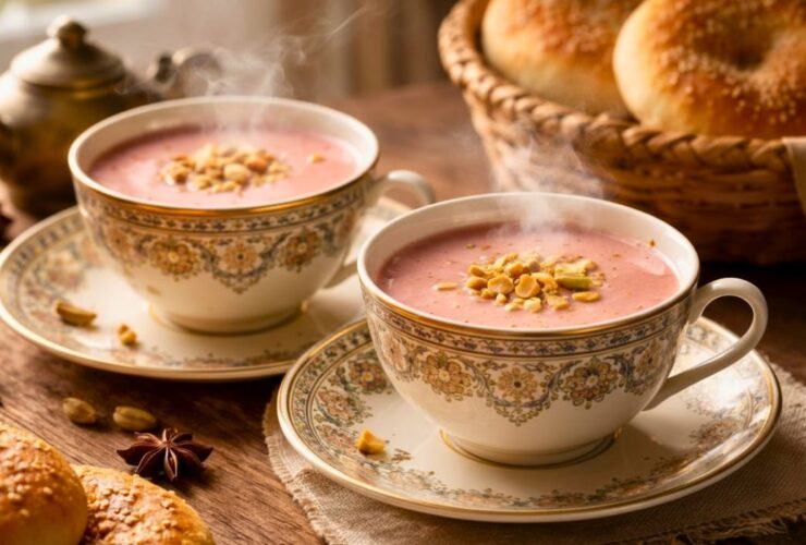 Kashmiri Chai Recipe (Noon Chai)