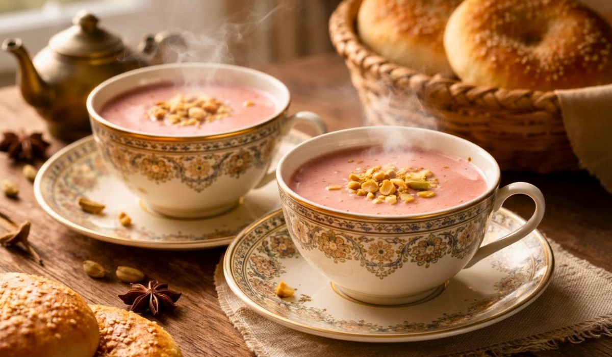 Kashmiri Chai Recipe (Noon Chai)