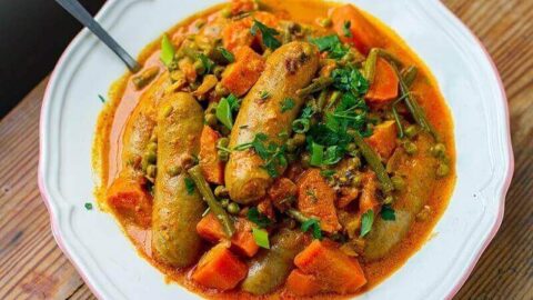 Curried Sausages Recipe
