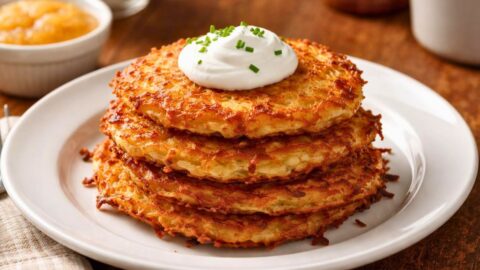 Delicious Perkins Potato Pancakes - Copycat