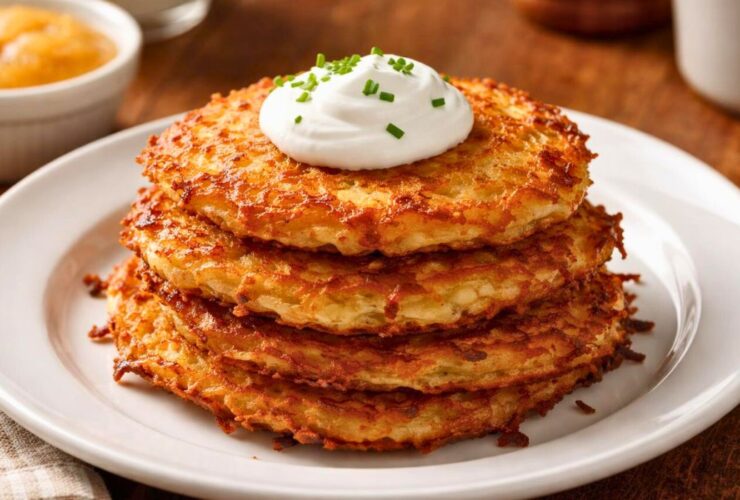 Delicious Perkins Potato Pancakes - Copycat