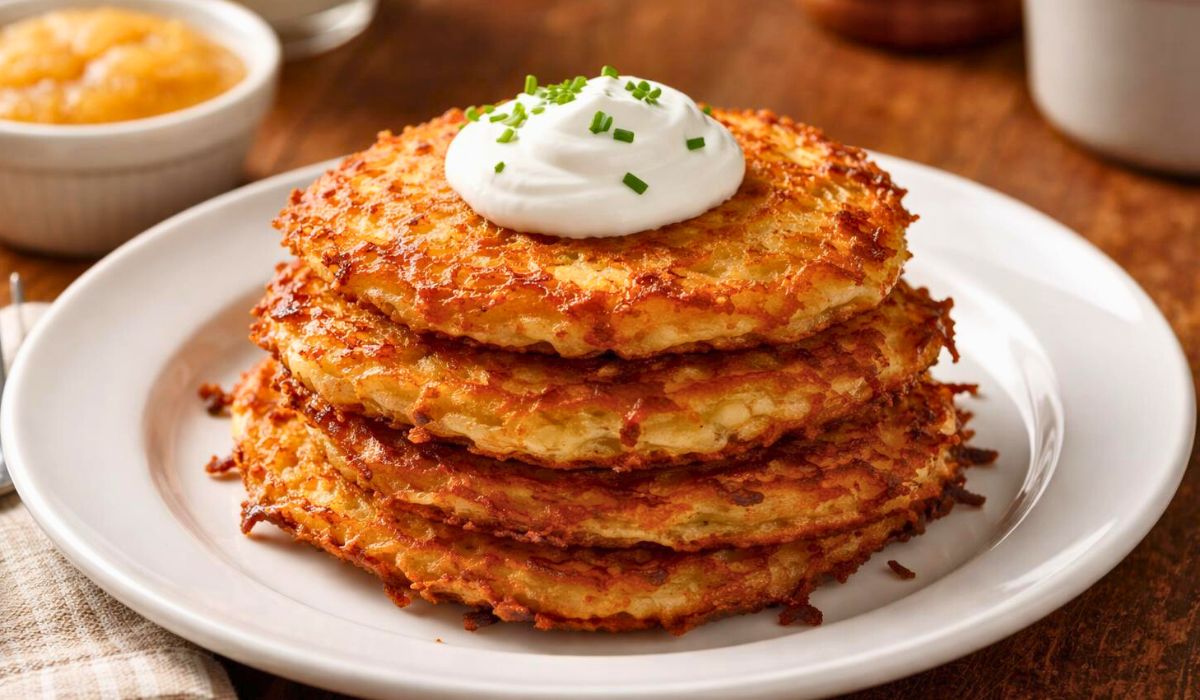 Delicious Perkins Potato Pancakes - Copycat