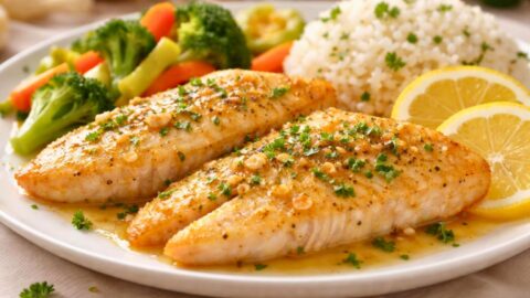Garlic Butter Orange Roughy Recipe