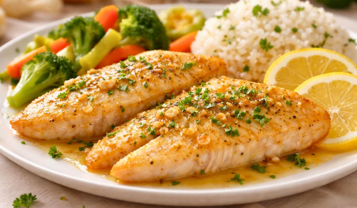 Garlic Butter Orange Roughy Recipe