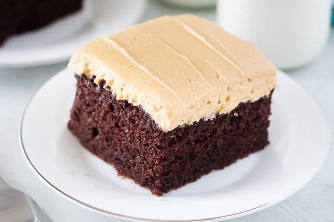 Chocolate Cake Peanut Butter Frosting Recipe