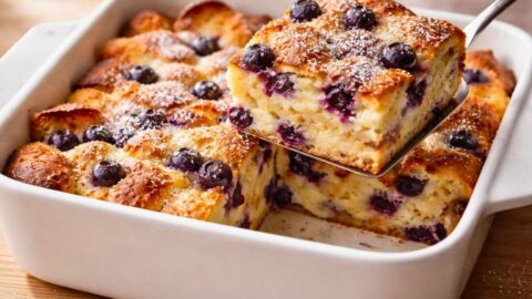Blueberry Cream Cheese French Toast Casserole Recipe