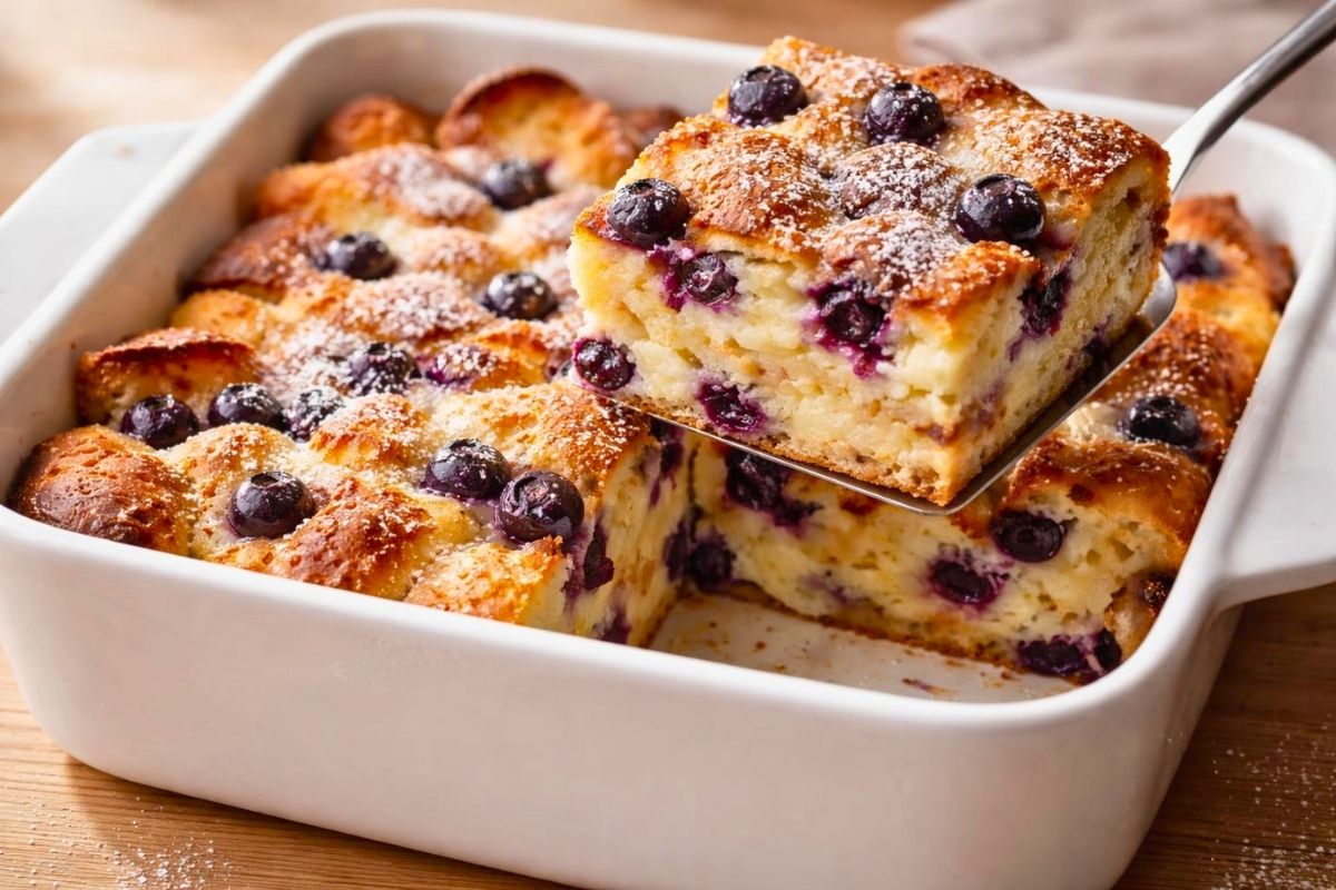 Blueberry Cream Cheese French Toast Casserole Recipe