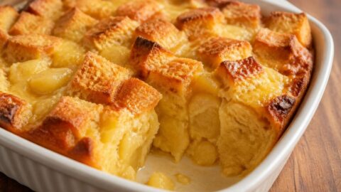 Pineapple Bread Casserole Recipe