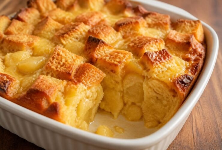 Pineapple Bread Casserole Recipe