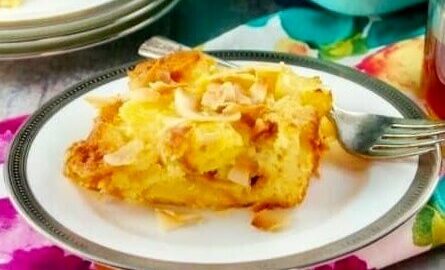 Pineapple Bread Casserole Recipe