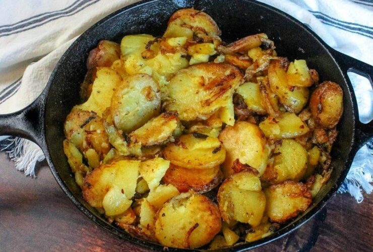 Fried Potatoes With Onions Recipe