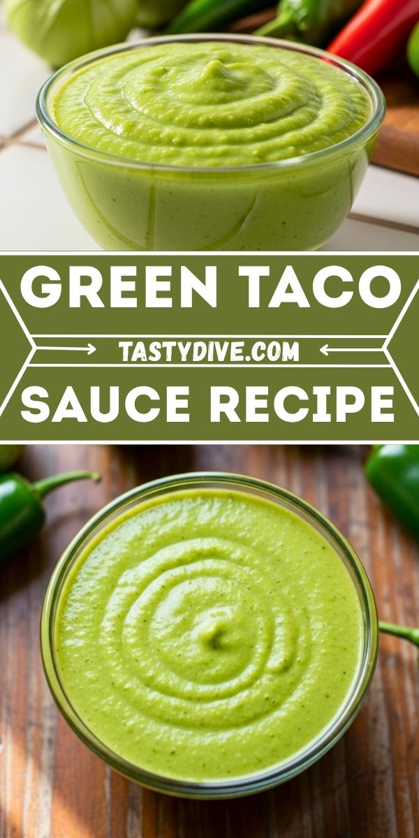 Green Taco Sauce Recipe