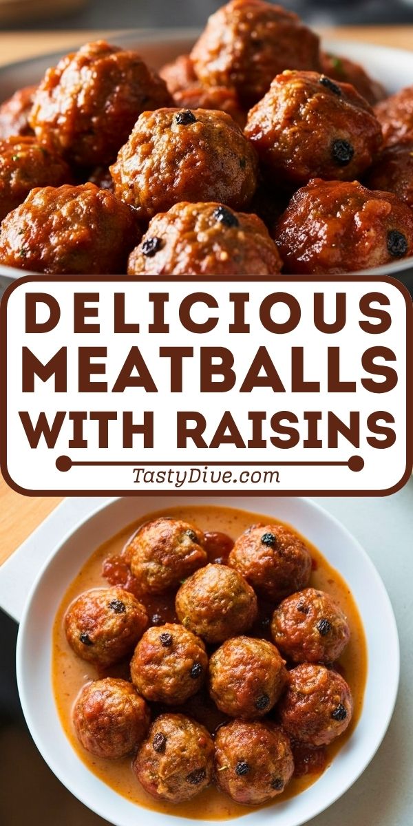 Meatballs With Raisins Recipe 