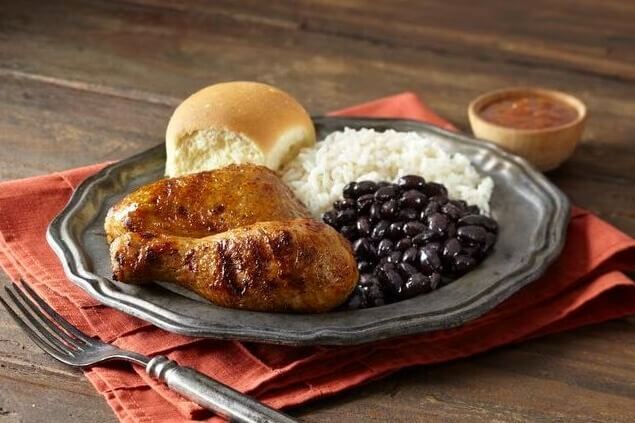 Pollo tropical black beans Recipe
