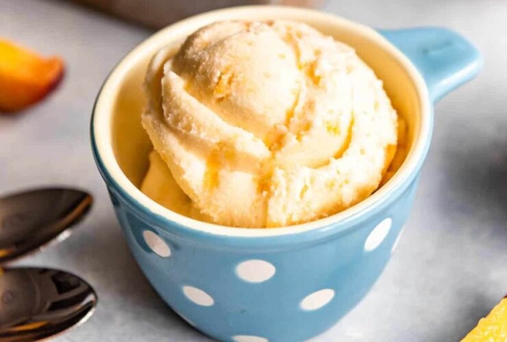 Ben And Jerry's Peach Ice Cream