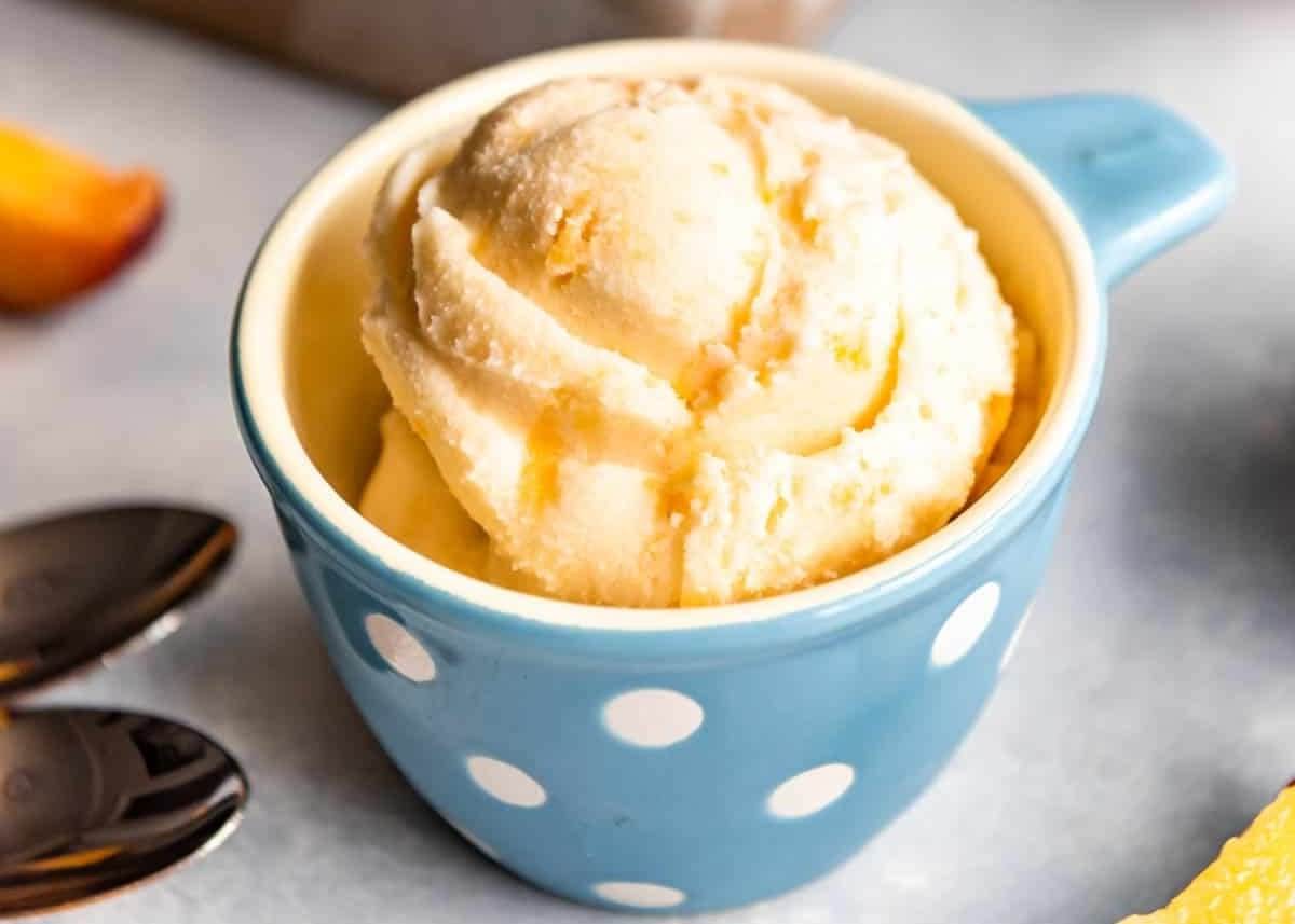 Ben And Jerry's Peach Ice Cream