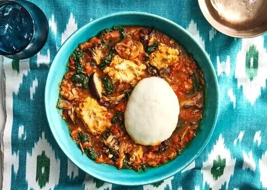 Pounded Yam and Egusi Soup Recipe