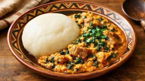 Pounded Yam and Egusi Soup Recipe