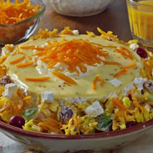 Aunt Myrna's Party Cheese Salad Recipe