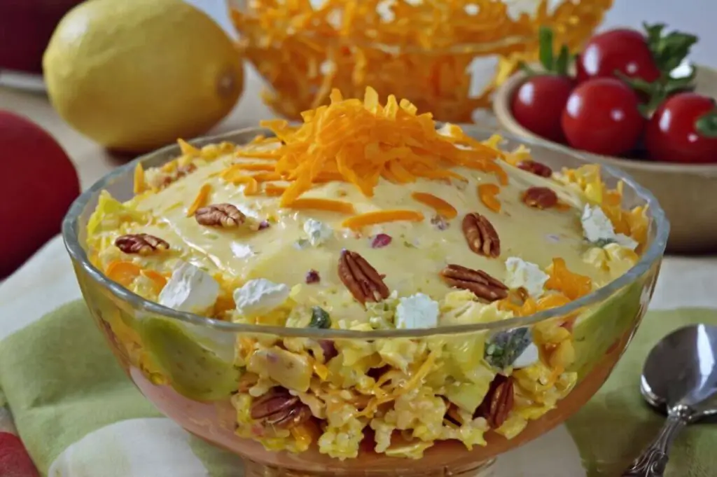 Aunt Myrna's Party Cheese Salad Recipe