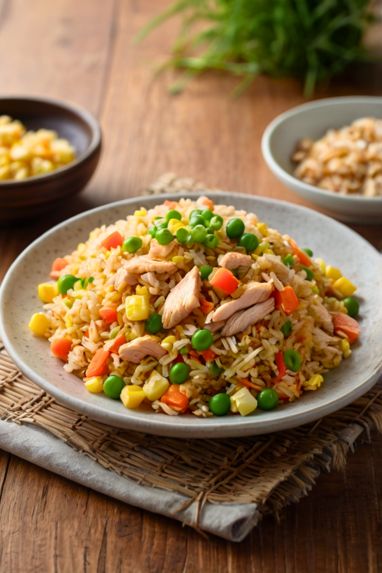 15 Minute Chicken Fried Rice Recipe