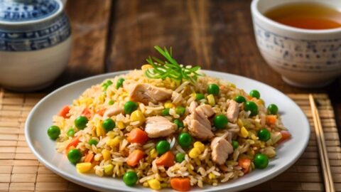 15 Minute Chicken Fried Rice Recipe