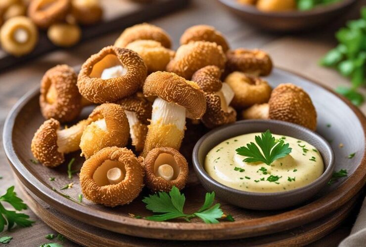 Crispy Fried Lions Mane Mushroom Recipe