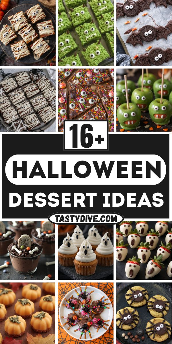 16+ Easy Halloween Dessert Ideas for Parties