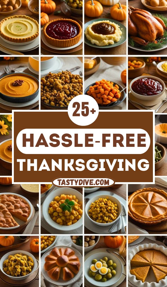 25 Hassle-Free Thanksgiving Recipes