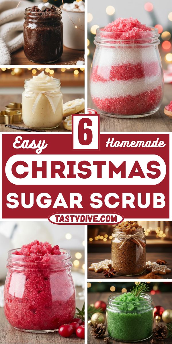 6 Homemade Christmas Sugar Scrub Recipes