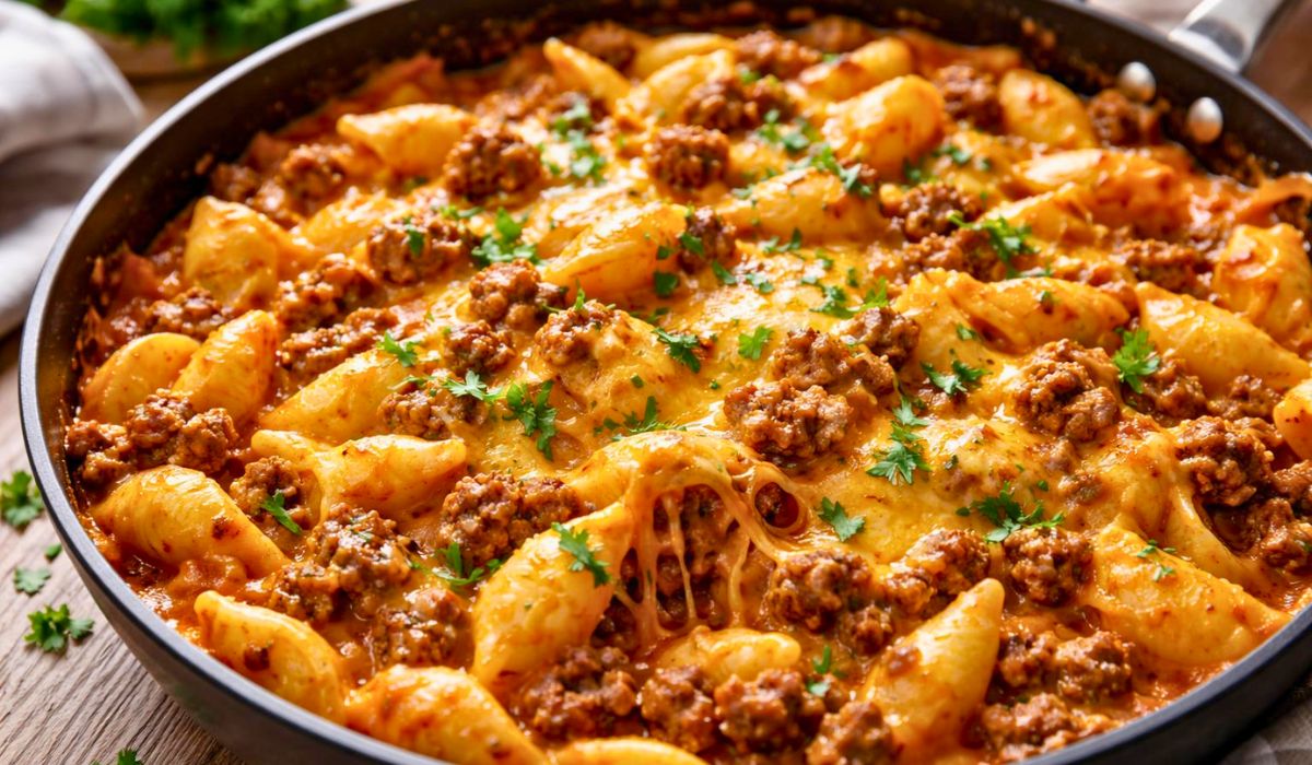 Cheesy Taco Pasta Recipe