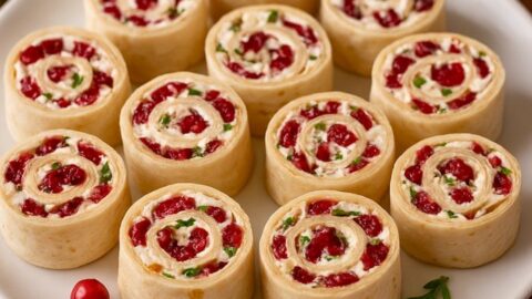 Christmas Cranberry Roll-Ups Recipe