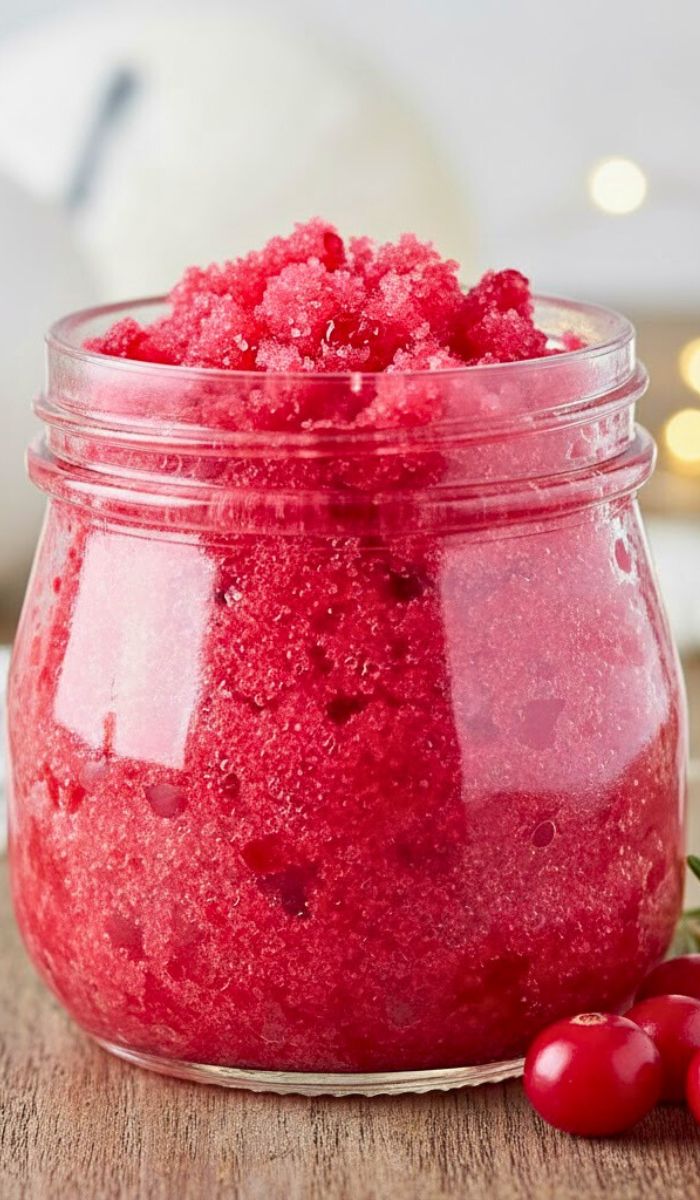 Cranberry Sugar Scrub