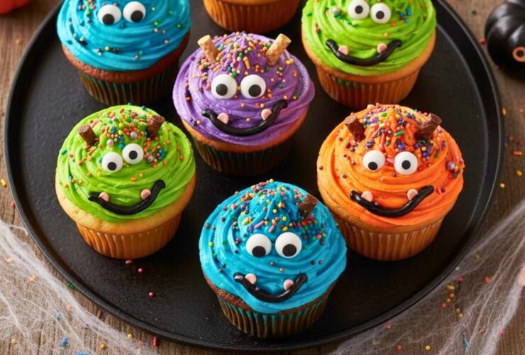 Halloween Monster Cupcakes Recipe
