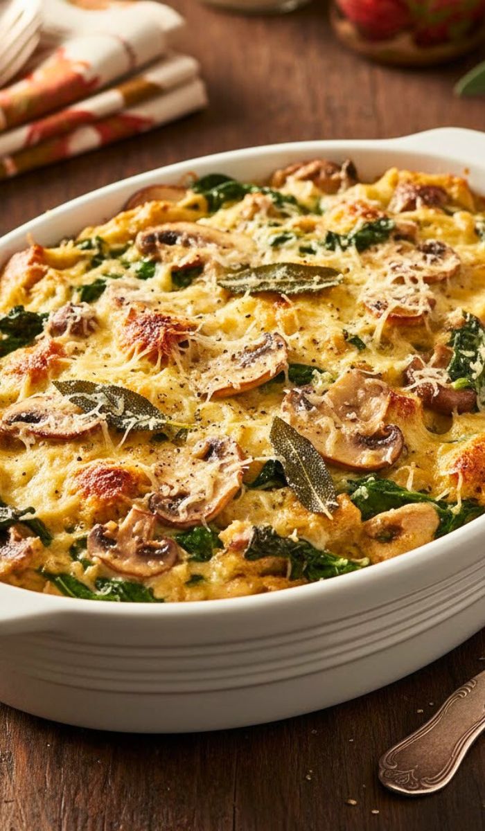 Mushroom and Spinach Stuffing