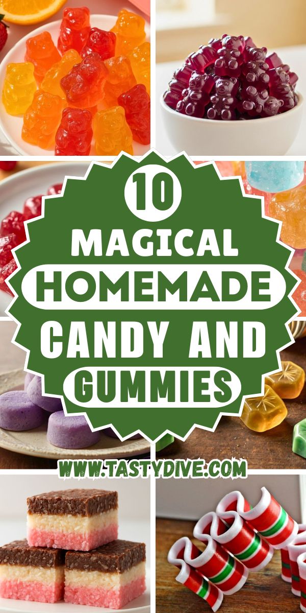 10 Magical Homemade Candy & Gummies Recipes