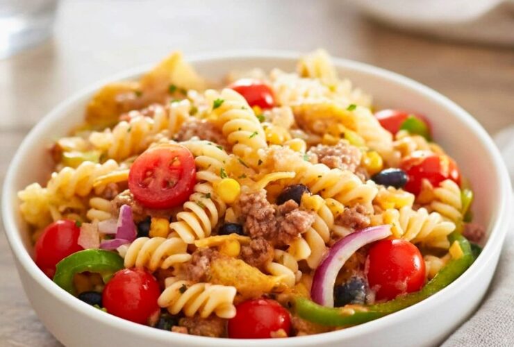 30-Minute Taco Pasta Salad Recipe