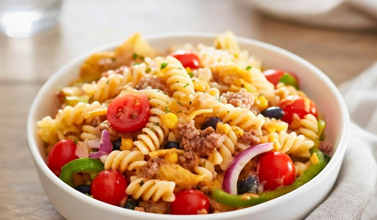 30-Minute Taco Pasta Salad Recipe