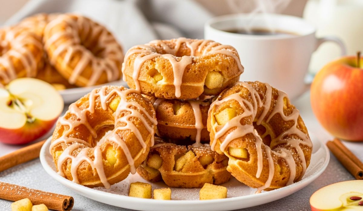 Apple Fritter Waffle Donuts Recipe