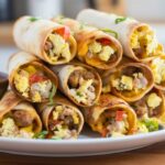 Breakfast Sausage and Egg Taquitos Recipe