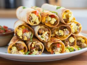 Breakfast Sausage and Egg Taquitos Recipe