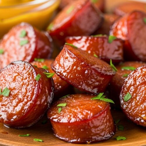 Candied Kielbasa Bites Recipe
