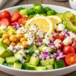 Chickpea Feta Avocado Salad Recipe