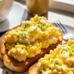 Chive and Ricotta Soft Scrambled Eggs on Toast Recipe